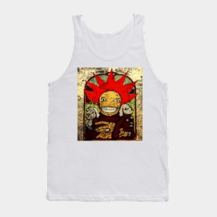 The Clown With 3 Rabbits Tank Top